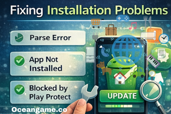 Fix APK installation problems like parse error and app not installed on Android