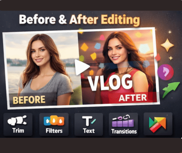 CapCut Mod APK unlocked effects, transitions, and text animations on a mobile device