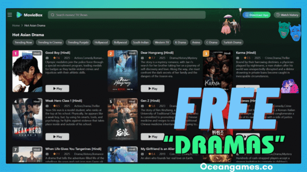 MovieBox Pro APK provides unlimited material without requiring any charging fees.
