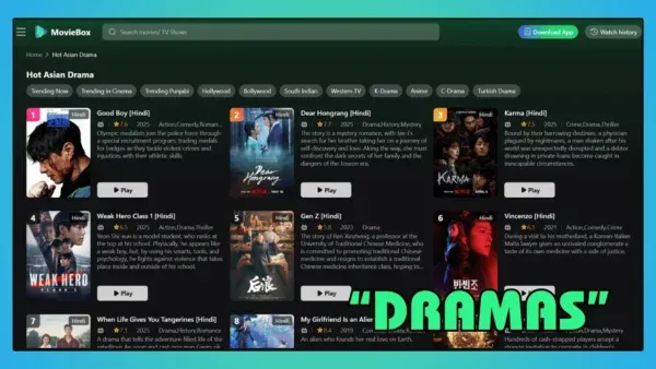 Features of MovieBox MOD APK