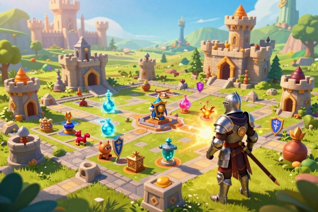 Castle APK multiplayer battle and clan war mode