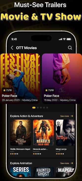 MovieBox MOD APK works on Android TV.