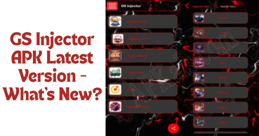 GS Injector APK Download Latest Version v1.33 4 GS Injector APK Latest Version - What's New?